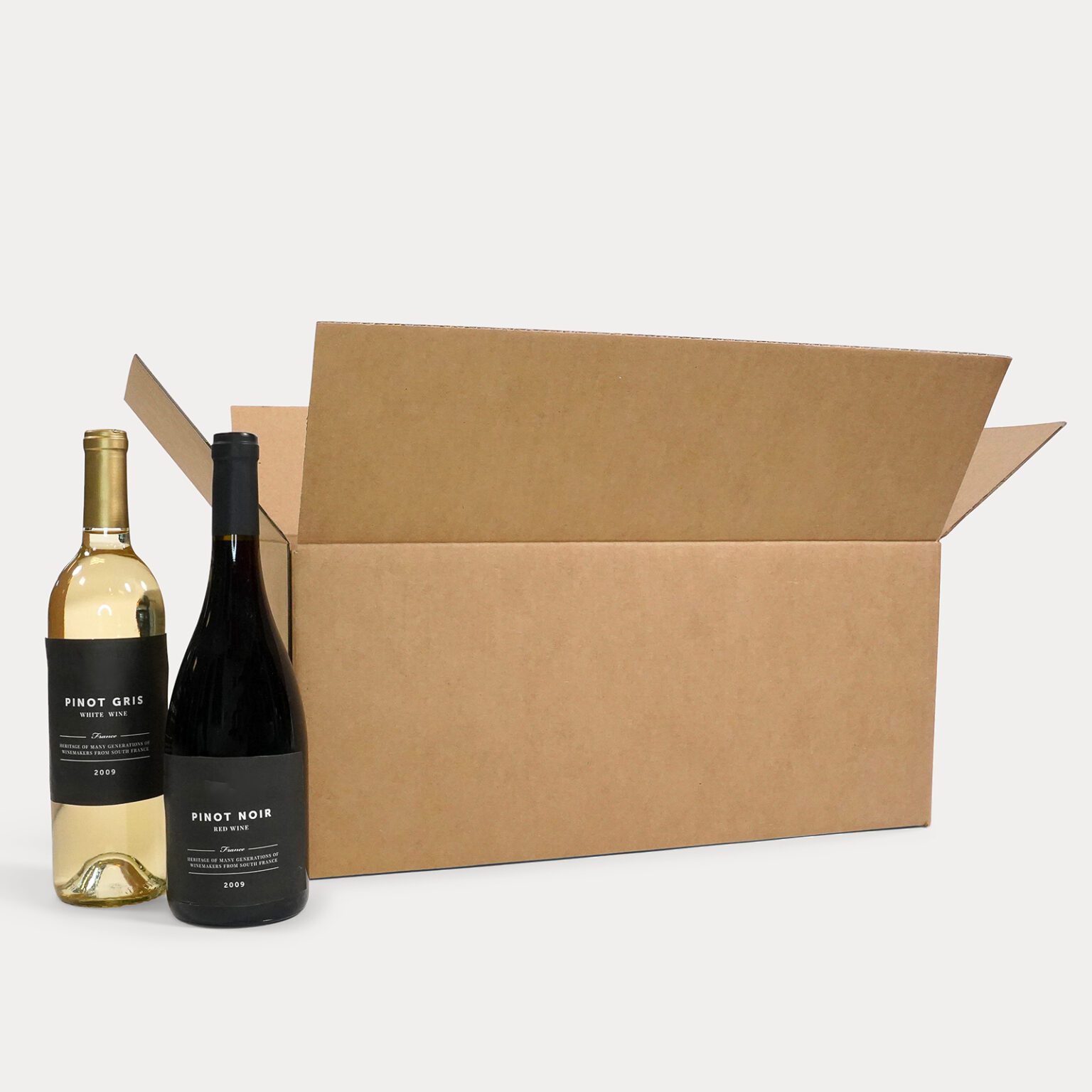 Pack Wine Box Bottle Pulp Shipper Kit Bulk Discounts