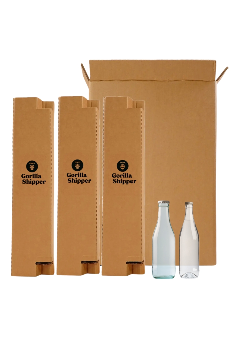 12 Pack Small Bottle Hexabox Shipper Kit