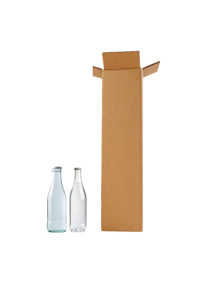 4 Pack Small Bottle Hexabox Shipper Carton