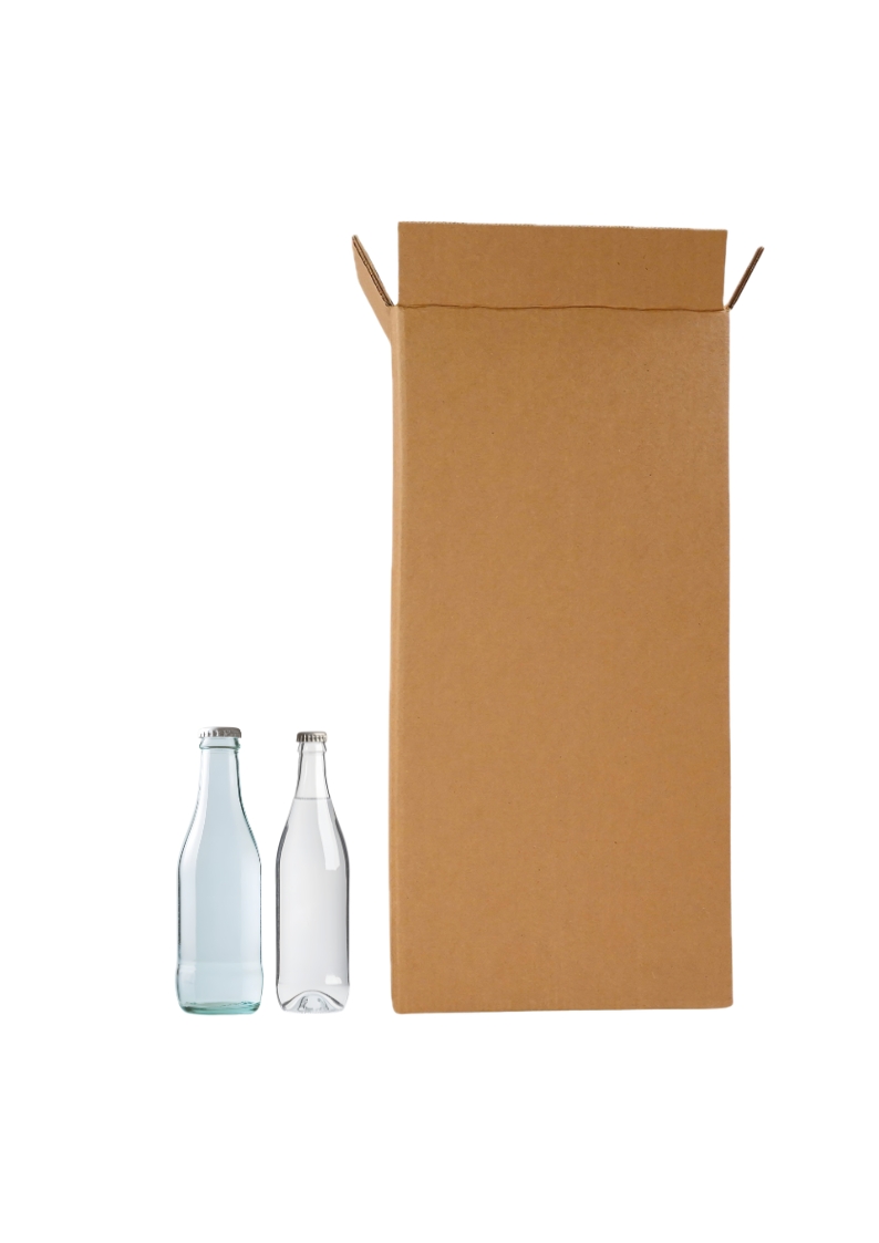 8 Pack Small Bottle Hexabox Shipper Carton