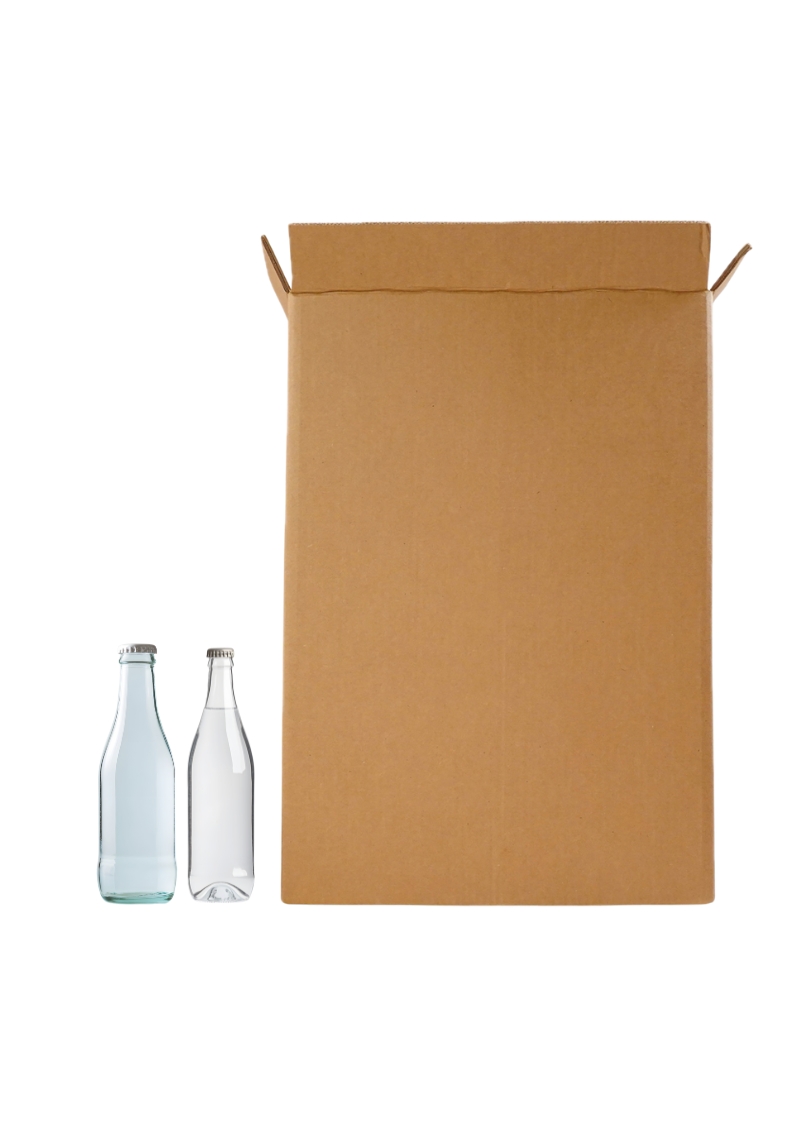 12 Pack Small Bottle Hexabox Shipper Carton