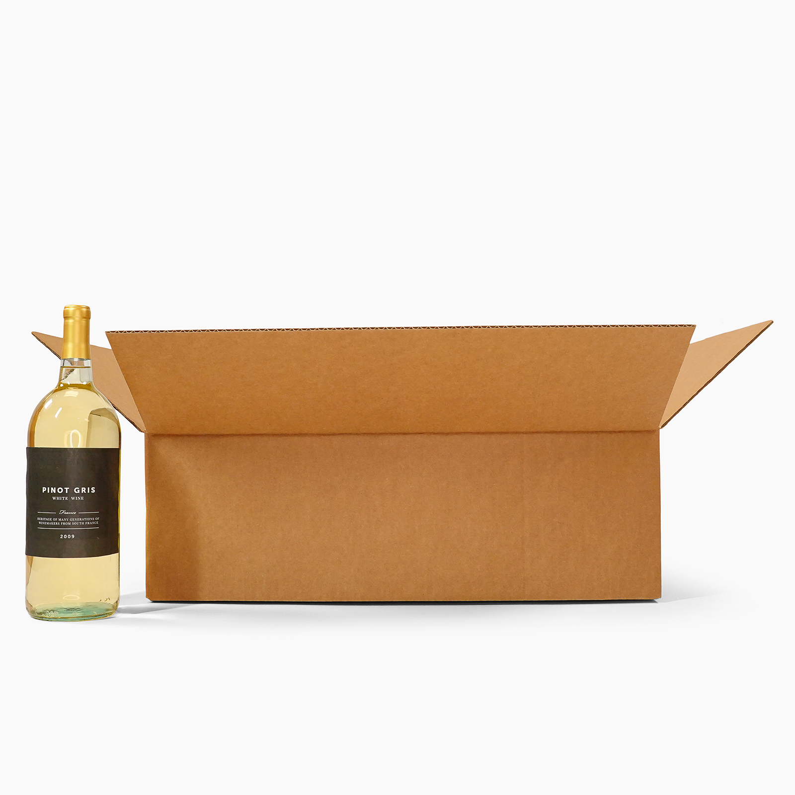 Wine Bottle Packaging Box | 2-Pack Carton | Gorilla Shipper