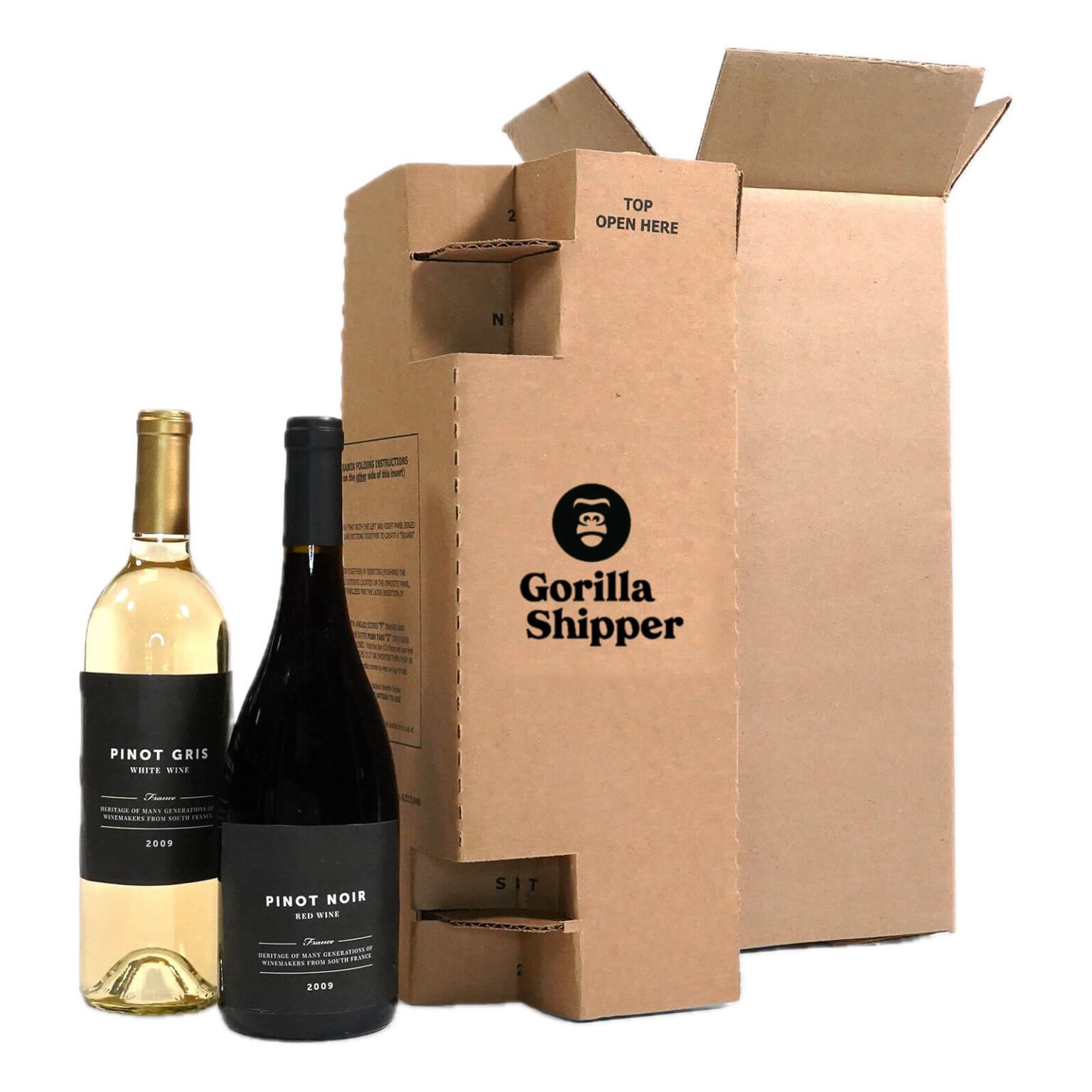 Wine Shipping Boxes | Foam & Pulp Wine Shippers | Gorilla Shipper