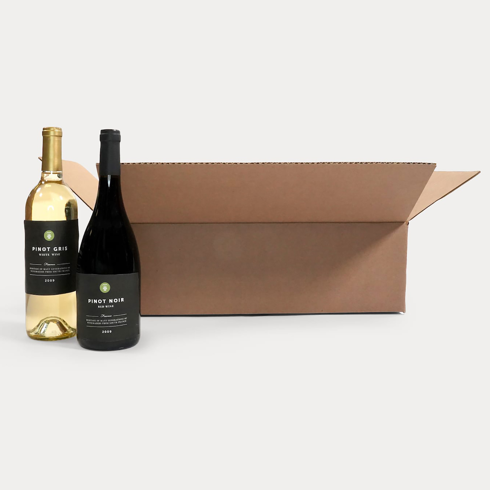 FedEx/UPS/ISTA Certified Triple Pack Sustainable Universal Wine Bottle Shipping Box Packaging