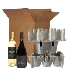 6-Pack Standard Pulp Stand-Up Shipper Kit