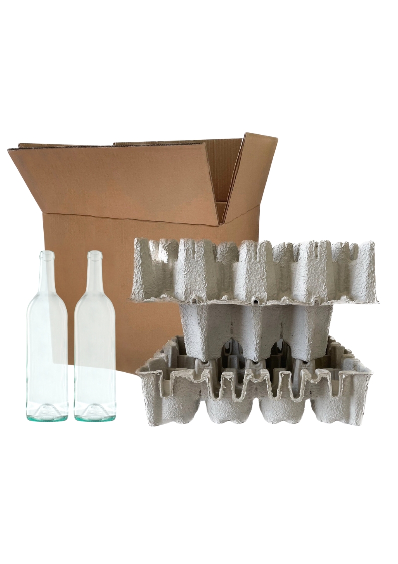 12 Pack Stand Up Pulp Shipper Kit