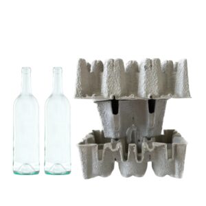 6 Pack Stand Up Pulp Shipper Insert